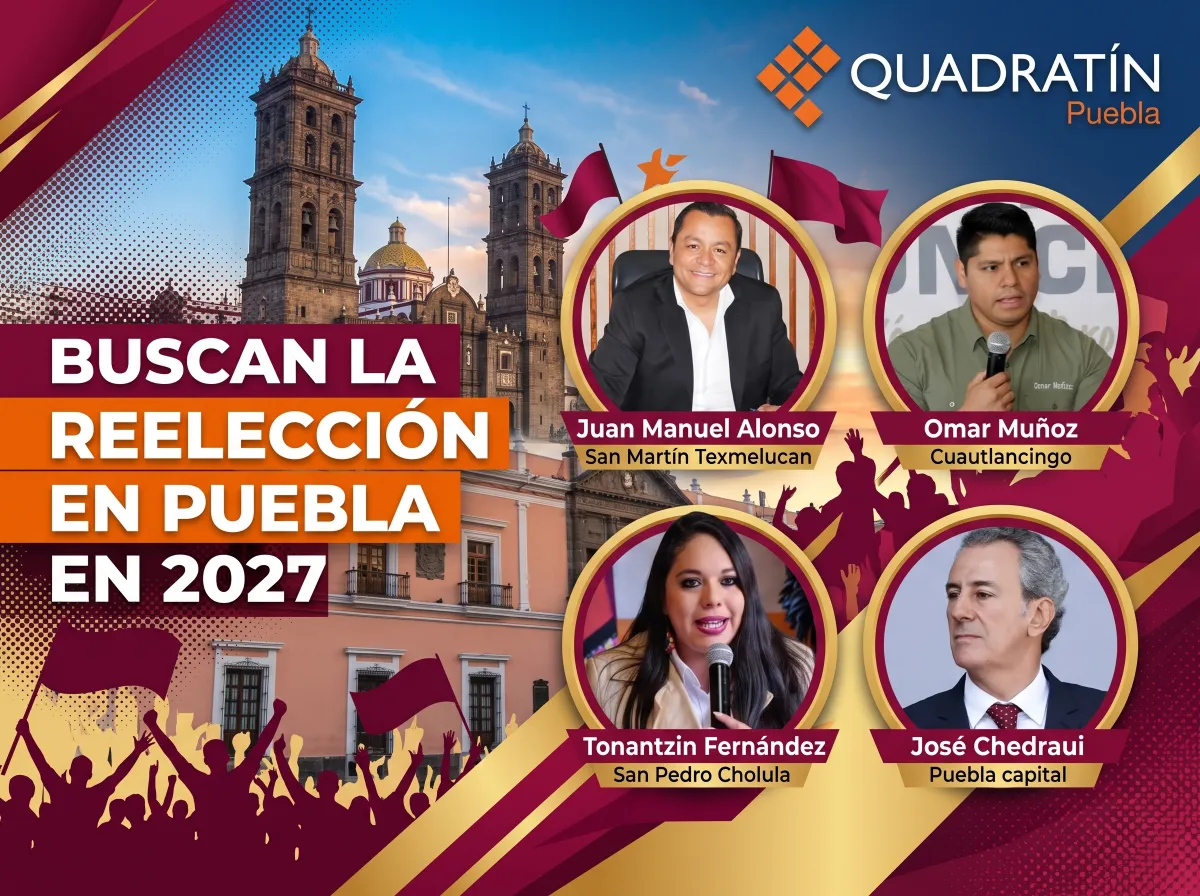 Al menos 11 alcaldes de Puebla buscan la reelección en 2027