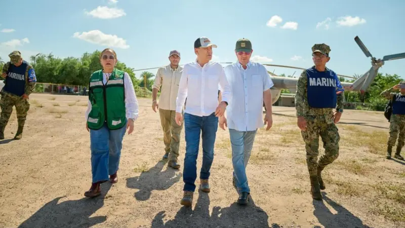 Encabeza Gobernador Durazo acciones de recuperación de comunidades y carreteras tras paso de “Polo”