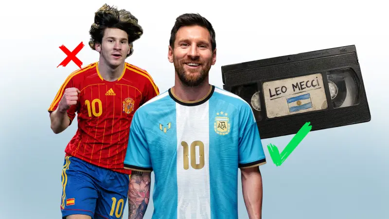 Un VHS en 2003 evitó que Messi jugara para España; Argentina lo convocó aunque ni siquiera sabía escribir su nombre