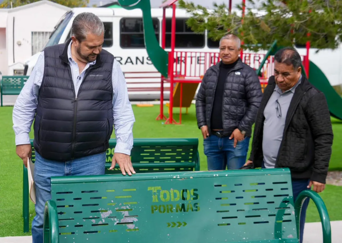 Alistan entrega de plaza Armillita tras trabajos de rehabilitación en Ramos Arizpe; pide Alcalde cuidar espacios