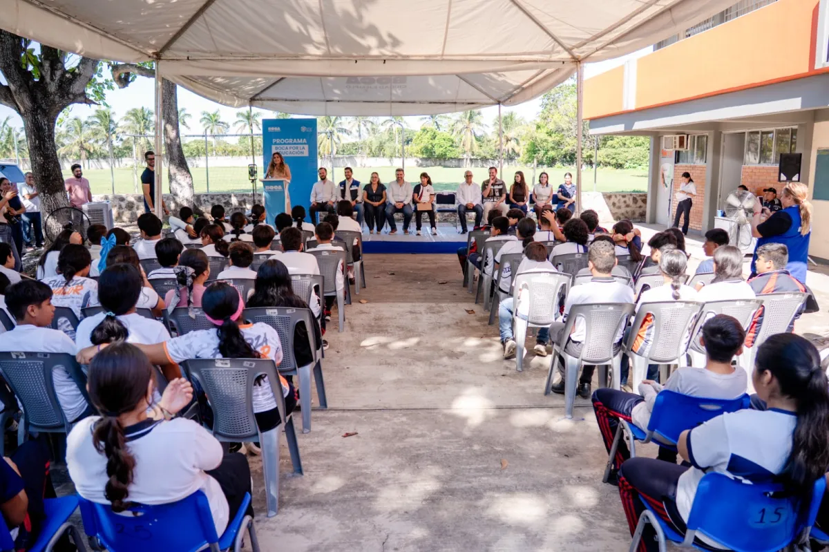 Boca por la Educación beneficia a la Secundaria Técnica Pesquera 114