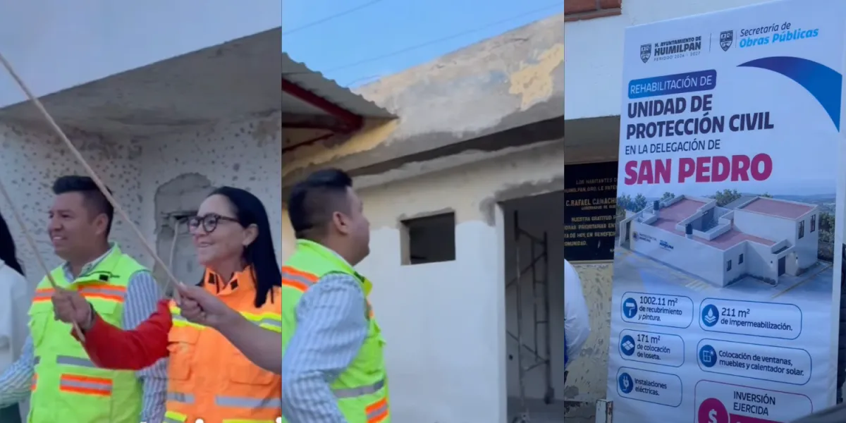 Dan banderazo a la rehabilitación de la delegación San Pedro, Huimilpan