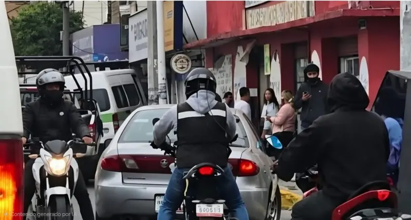 Se impacta combi contra negocio en avenida Alfredo del Mazo