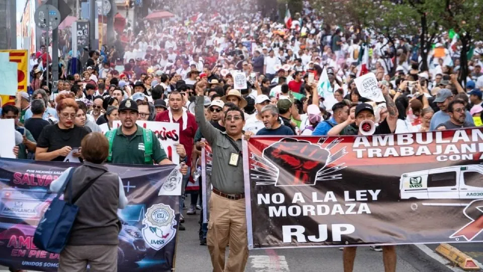 Trabajadores del IMSS anuncian protestas cada 15 días y exigen renuncia de su líder sindical