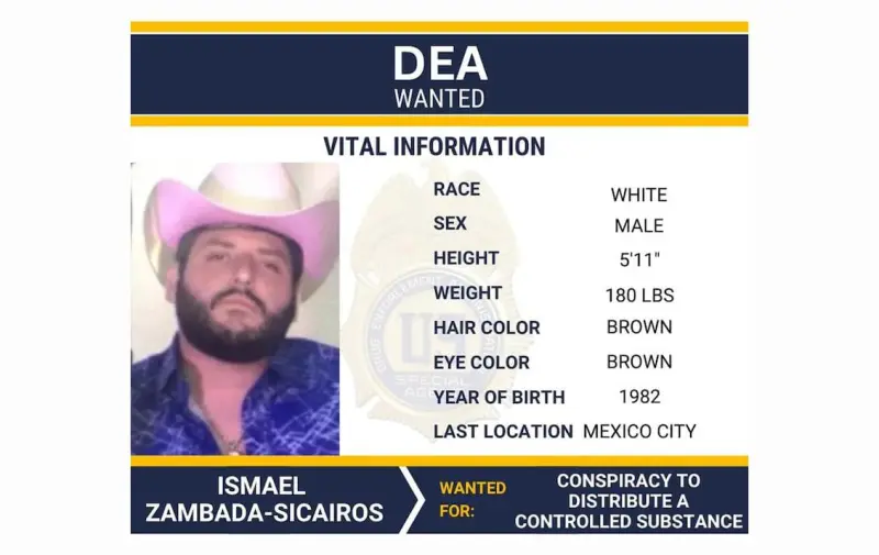 DEA difunde ficha de búsqueda de ‘El Mayito Flaco’ y lo ubica en la CDMX