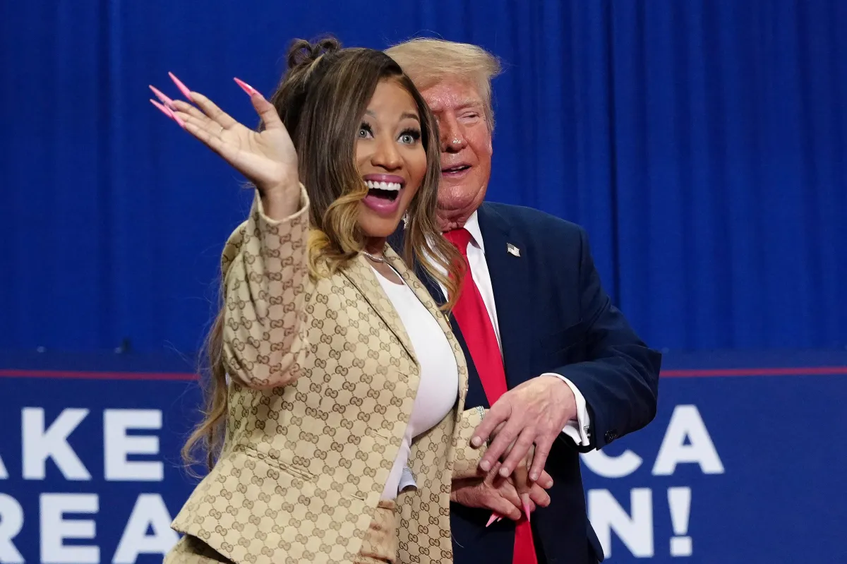 Nicki Minaj, ¿la próxima secretaria de Prensa de Donald Trump?