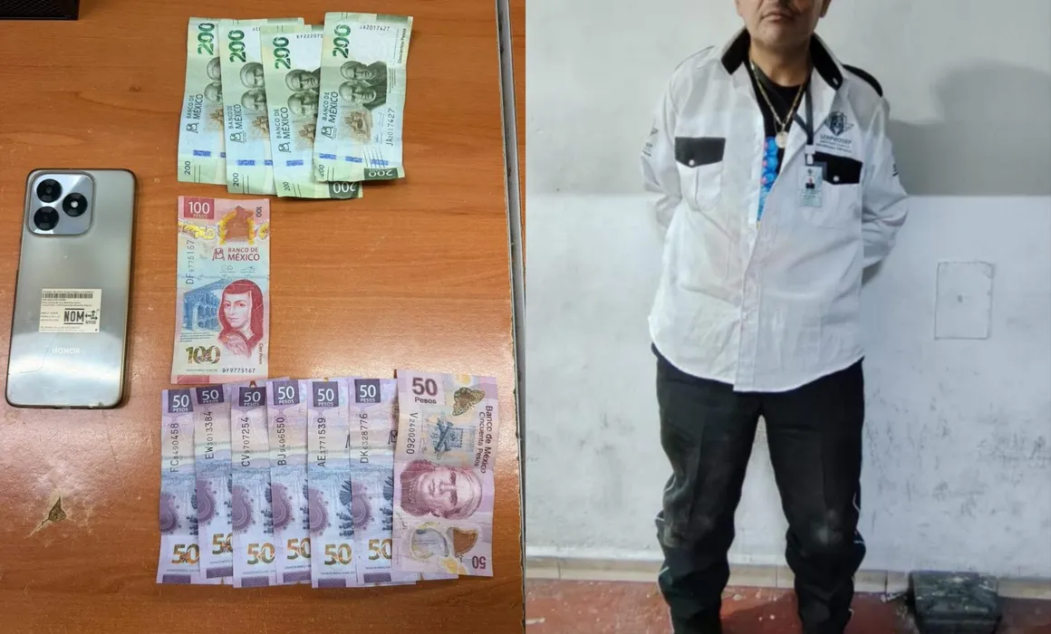 Detienen a guardia de seguridad por presunto robo en Jiutepec