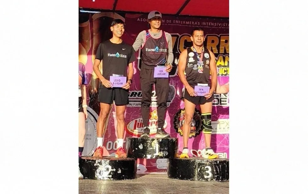 Policía municipal gana tercer lugar en carrera contra el ictus