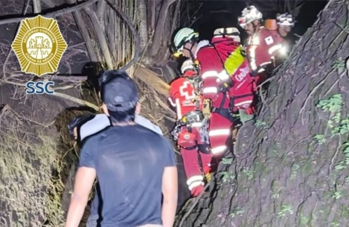 Nueve jóvenes se extraviaron en las barrancas del Bosque de Chapultepec y fueron rescatados por policías y bomberos tras una llamada al 911 que permitió ubicarlos y guiarlos hasta la salida en Tacubaya