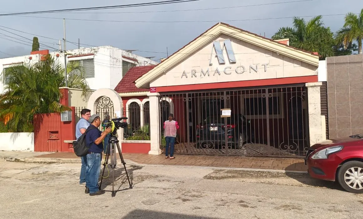Yucatán: catean oficina de firma contable en el Fraccionamiento del Arco