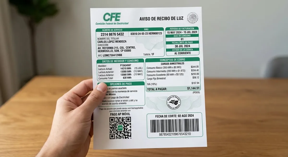 ¿Es deducible el recibo de luz de CFE? De esto depende