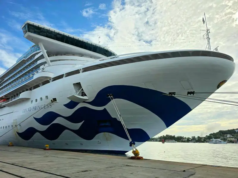Pernoctará el Grand Princess en Mazatlán previendo derrama económica de $3 millones