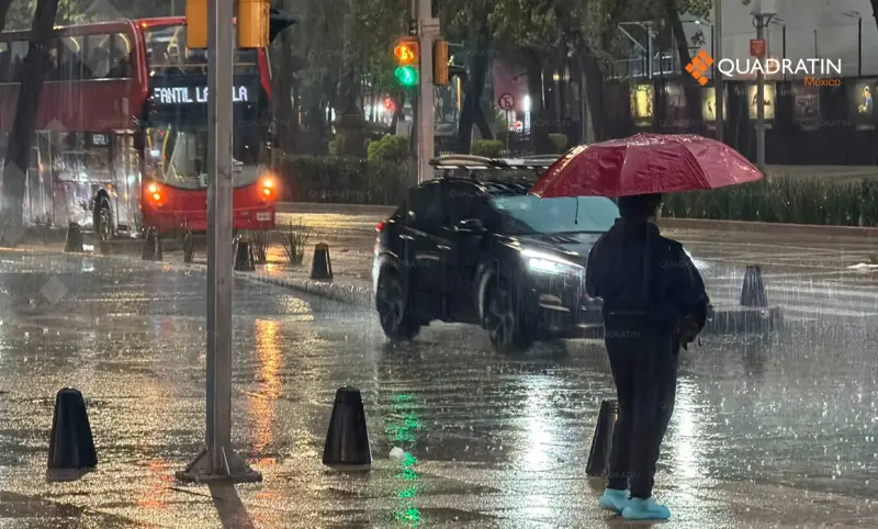 Alerta Amarilla, por intensificación de lluvia en 4 alcaldías