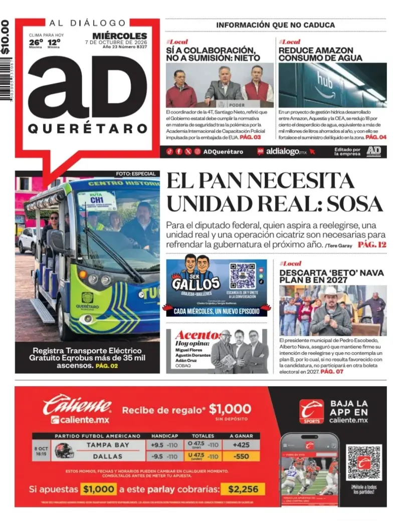 El PAN necesita unidad real: Sosa