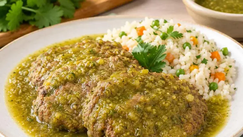 Cómo preparar tortitas de carne deshebrada en salsa verde: la receta de la abuela
