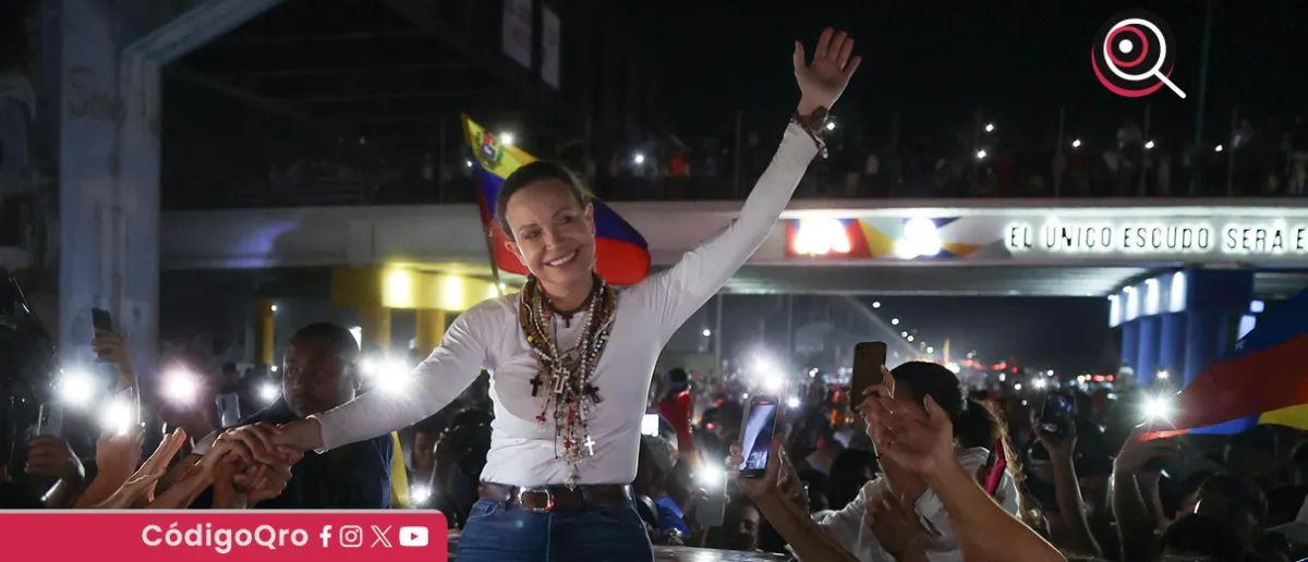 Venezuela considera "show" el regreso de María Corina Machado