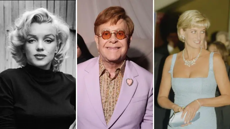 La historia detrás de 'Candle in the Wind': El tema de Elton John que unió a Marilyn Monroe y Lady Di