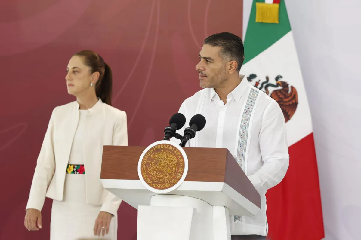 Sheinbaum llama ‘mucha grilla’ al destape del PVEM de Harfuch rumbo a 2030