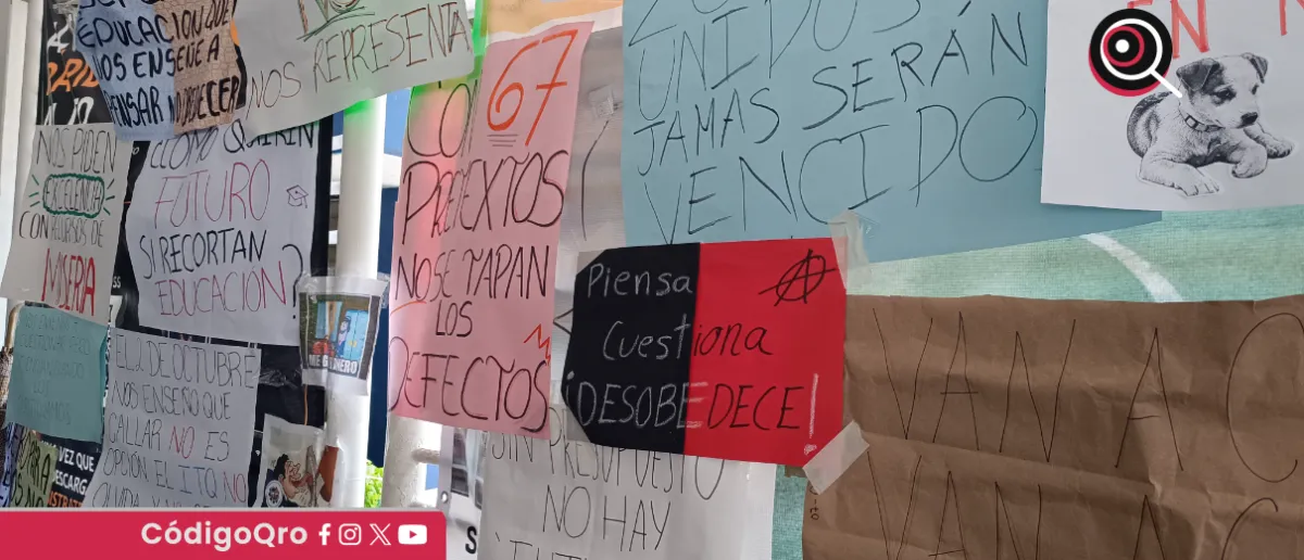 Estudiantes del TecNM Querétaro piden respetar paro también en línea