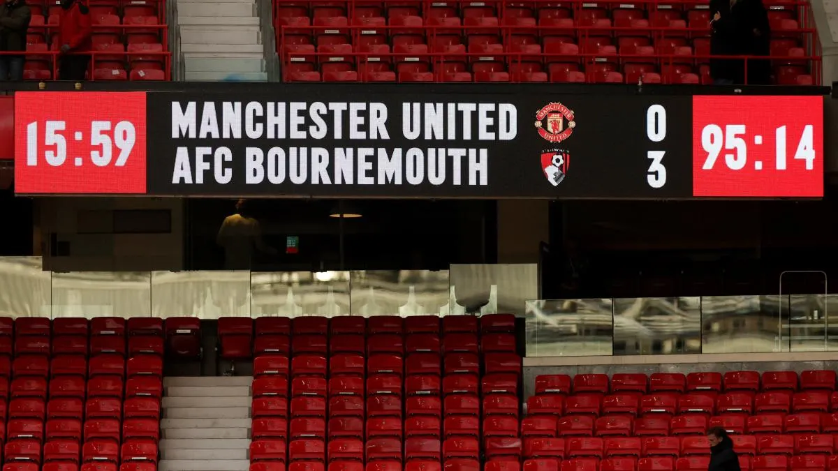 El Bournemouth sacude al Manchester United y deja a Michael Carrick al borde del despido