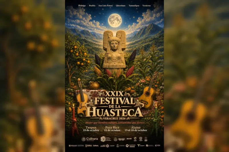 Veracruz reunirá la riqueza cultural de la Huasteca en Tuxpan, Poza Rica y Álamo
