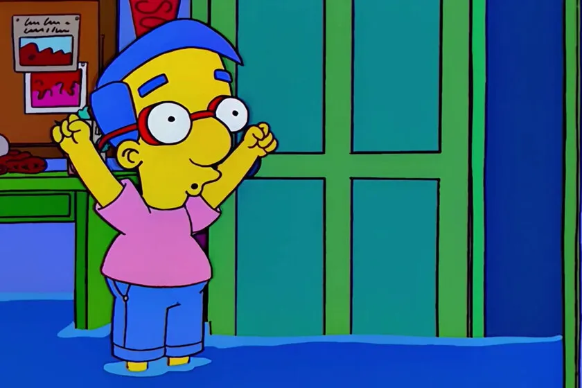 Milhouse nació antes que 'Los Simpson'. Matt Groening le creó a mediados de los 80 para una serie infantil que nunca llegó a emitirse