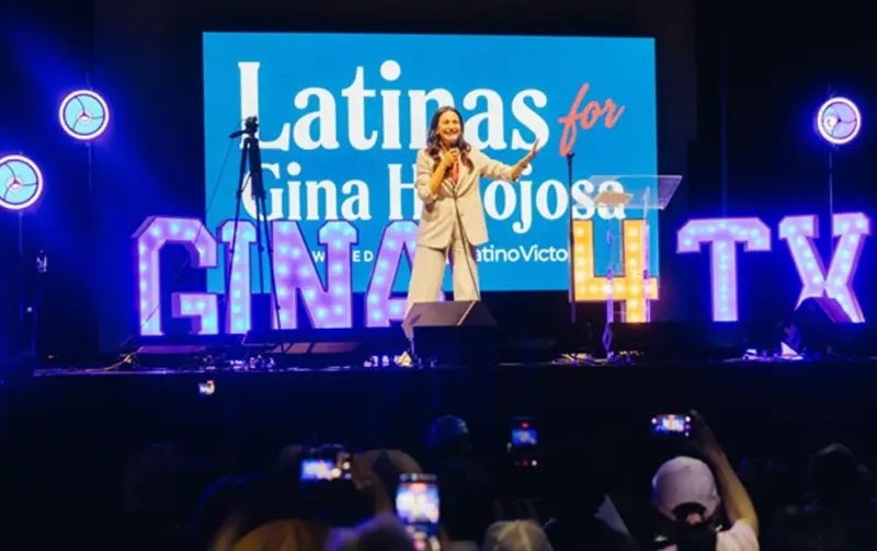 Rebasa Hinojosa a Abbott en Texas por primera vez