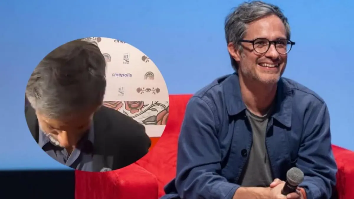 Gael García Bernal recibe un “mantequillazo” en plena entrevista durante el Festival de Cine de Morelia