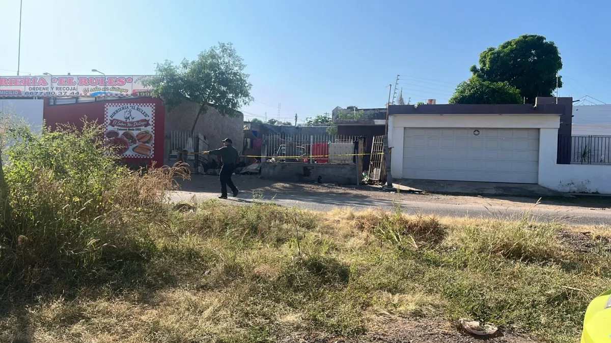 Asesinan a balazos a hombre en una casa de la Ignacio Allende en Culiacán