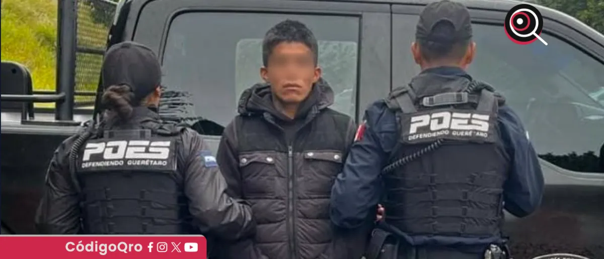 Detienen a guardia privado con orden de aprehensión en El Marqués
