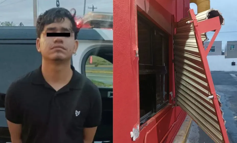 Detienen a joven tras presunto robo a negocio de pollos en Apodaca