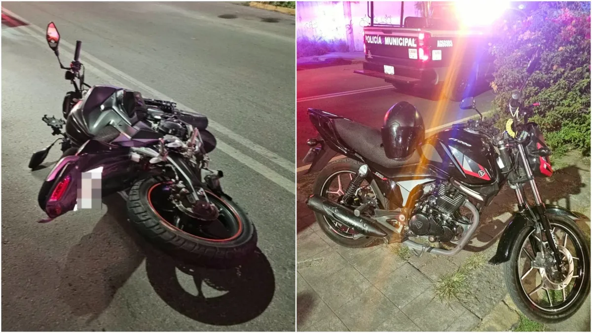 Choque de motos deja un herido en Circunvalación Norte