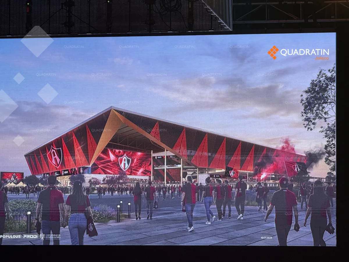 Presentan el Estadio de Atlas y Leones Negros; estará listo en 2030