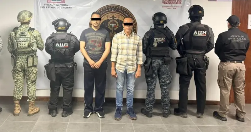 Detienen a alcalde y exalcalde de Suchiapa, Chiapas